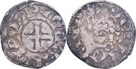Frankreich Denier Philippe II Auguste, Saint-Martin de Tours, Billon, S -