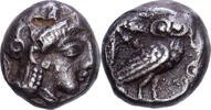 Diobol Attica, Athens, Silber, S+ -