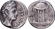 Denier Roman Empire, Auguste, Rome, Silber, SS -