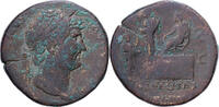 Sesterz Roman Empire, Hadrian, Rome, Bronze, S+ -