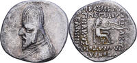 Drachm Kingdom of Parthia, Mithradates II, Uncertain Mint, Silber -