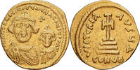 Solidus Byzantine Empire, Heraclius, with Heraclius Constantine -