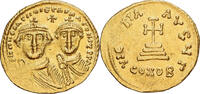 Solidus Byzantine Empire, Heraclius, with Heraclius Constantine -