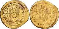 Solidus Byzantine Empire, Justinian I, Constantinople, Gold, SS+ -