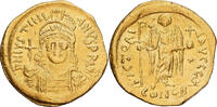 Solidus Byzantine Empire, Justinian I, Constantinople, Gold, SS -