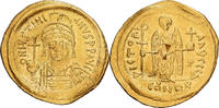 Solidus Byzantine Empire, Justinian I, Constantinople, Gold, SS -