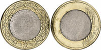 Frankreich Euro Paris, error split core, VZ+, Bi-Metallic, KM:1288 -