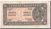 Jugoslawien 10 Dinara Geldschein, Undated, KM:50a, SS -