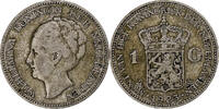 Niederlande Gulden Wilhelmina I, Silber, S+, KM:161.1 -