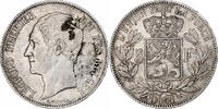 Belgien 5 Francs, 5 Frank Leopold I, Silber, S+, KM:17 -