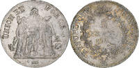 Frankreich 5 Francs Union et Force, Bayonne, Silber, SS, Gadoury:563a -
