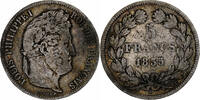 Frankreich 5 Francs 1835 T Louis-Philippe, Nantes, Silber, S, Gadoury:678
