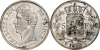 Frankreich 5 Francs Charles X, Lille, Silber, SS, Gadoury:644, KM:728.13 -