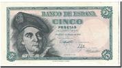 Spanien 5 Pesetas Geldschein, 1948-03-05, KM:136a, UNZ -