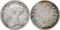 Großbritannien 3 Pence Victoria, Silber, S, KM:730 -