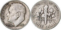 Vereinigte Staaten Dime Roosevelt Dime, Philadelphia, Silber, S+, KM:195 -