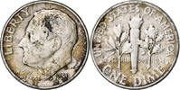 Vereinigte Staaten Dime Roosevelt Dime, Philadelphia, Silber, SS, KM:195 -