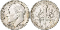 Vereinigte Staaten Dime Roosevelt Dime, Philadelphia, Silber, VZ+ -