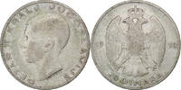 Jugoslawien 20 Dinara Petar II, Silber, S+, KM:23 -