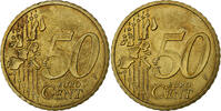 European Union 50 Euro Cent error double reverse side, Messing, UNZ -