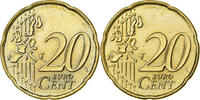 European Union 20 Euro Cent error double reverse side, Messing, VZ+ -