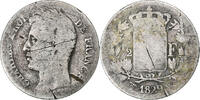Frankreich 1/2 Franc Charles X, Lille, Silber, SGE, KM:723.13 -