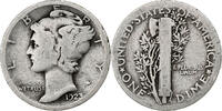 Vereinigte Staaten Dime Mercury Dime, Philadelphia, Silber, SGE+, KM:140 -