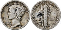 Vereinigte Staaten Dime Mercury Dime, Philadelphia, Silber, S, KM:140 -
