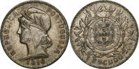 Portugal Escudo Silber, SS+, KM:564 -