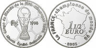 Frankreich 1 1/2 Euro La France - Championne du monde 98, BE, Monnaie de -