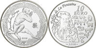 Frankreich 10 Euro Année du Singe, BE, Monnaie de Paris, Silber, STGL -