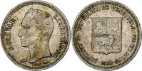 Venezuela 25 Centimos Silber, SS, KM:35a -