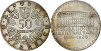 Österreich 50 Schilling Silber, VZ, KM:2900 -