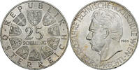 Österreich 25 Schilling Silber, VZ, KM:2897 -
