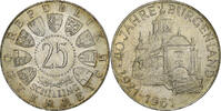 Österreich 25 Schilling Silber, SS+, KM:2891 -