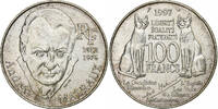 Frankreich 100 Francs André Malraux, Silber, SS+, KM:1188 -