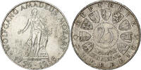 Österreich 25 Schilling Silber, VZ, KM:2881 -