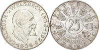 Österreich 25 Schilling Silber, VZ, KM:2884 -