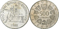 Österreich 500 Schilling Vienna, Silber, VZ+, KM:2957 -