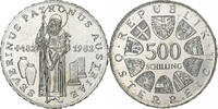 Österreich 500 Schilling Vienna, Silber, UNZ, KM:2956 -