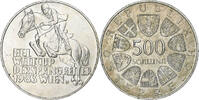 Österreich 500 Schilling Vienna, Silber, VZ+, KM:2961 -