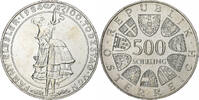 Österreich 500 Schilling Silber, UNZ, KM:2969 -