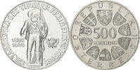 Österreich 500 Schilling Vienna, Silber, UNZ, KM:2966 -