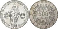 Österreich 500 Schilling Vienna, Silber, VZ, KM:2973 -