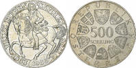 Österreich 500 Schilling Vienna, Silber, VZ+, KM:2978 -