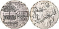 Österreich 500 Schilling Vienna, Silber, VZ+, KM:3042 -