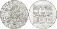 Österreich 100 Schilling Silber, VZ, KM:2925 -