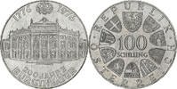 Österreich 100 Schilling Silber, VZ, KM:2930 -