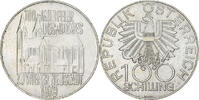 Österreich 100 Schilling Silber, VZ+, KM:2942 -