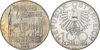 Österreich 100 Schilling Silber, UNZ, KM:2942 -
